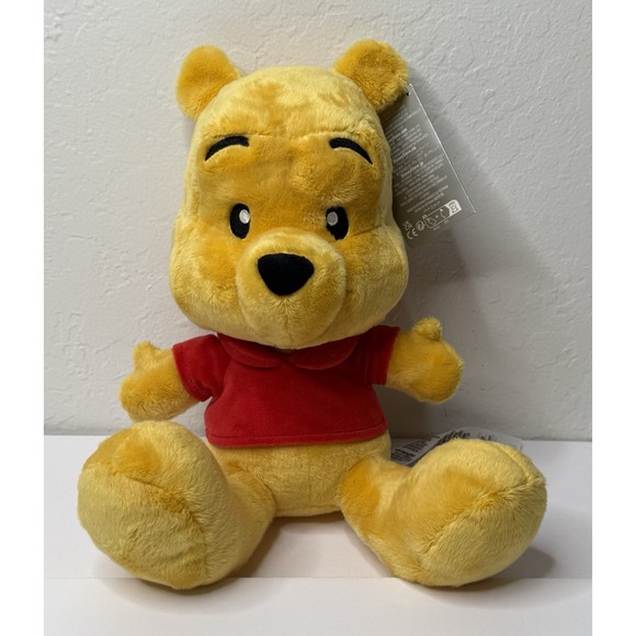 Disney Other - Walt Disney World Winnie The Pooh 11 inch Big Feet Head Plush Doll Bear Baby New